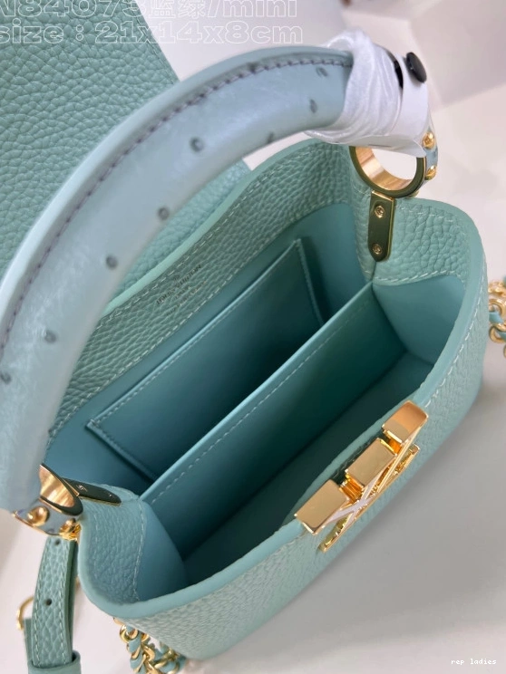 Cheap CAPUCINES VUITTON LOUIS MINI-22*12*8CM 0812
